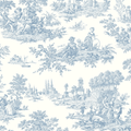Chateau Toile Peel and Stick Vinyl Wallpaper Roll, Satin Finish