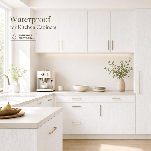 Matte Peel and Stick Vinyl Wallpaper, Waterproof Self-Adhesive Contact Paper for Furniture & Walls