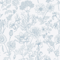 Modern Boho Floral Peel and Stick Vinyl Wallpaper, Removable Self-Adhesive Contact Paper Roll