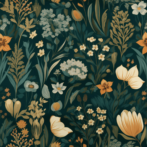 Vintage Floral Peel and Stick Vinyl Wallpaper, Removable Self-Adhesive Contact Paper Roll