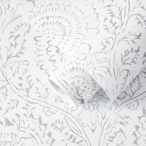 Boho Floral Peel and Stick Vinyl Wallpaper Roll, Removable Self-Adhesive Contact Paper