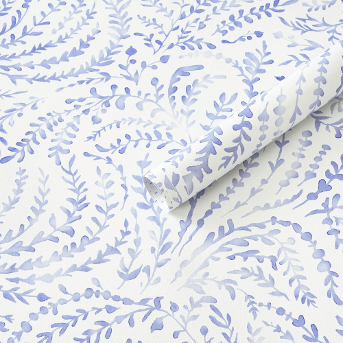 Boho Floral Peel and Stick Vinyl Wallpaper Roll, Removable Self-Adhesive Contact Paper