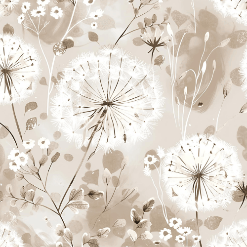 Floral Peel and Stick Vinyl Wallpaper Roll