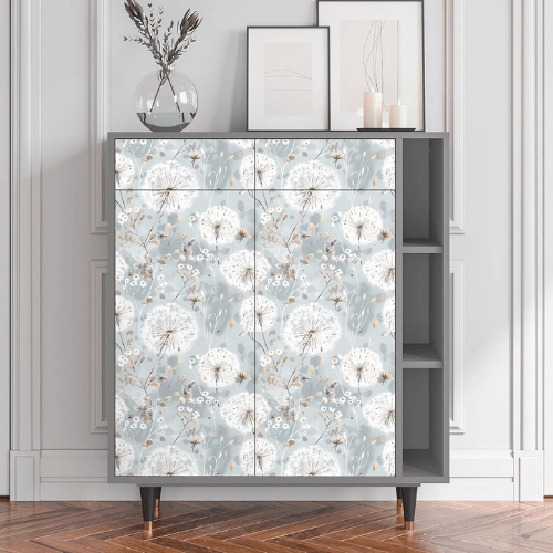 Floral Peel and Stick Vinyl Wallpaper Roll