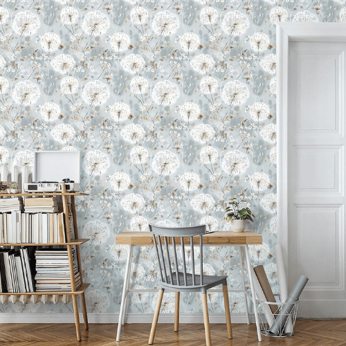 Floral Peel and Stick Vinyl Wallpaper Roll