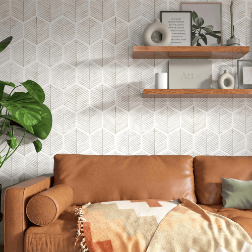 Modern Geometric Boho Peel and Stick Wallpaper
