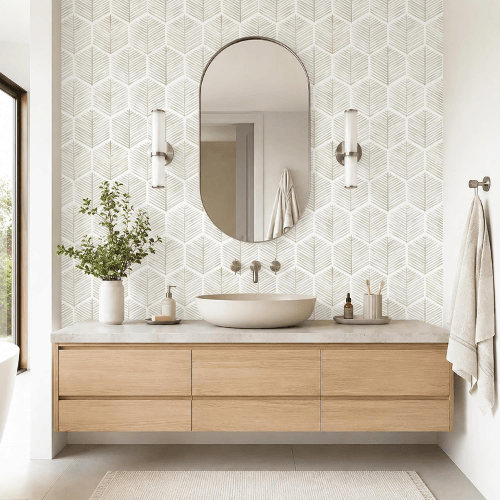 Modern Geometric Boho Peel and Stick Wallpaper