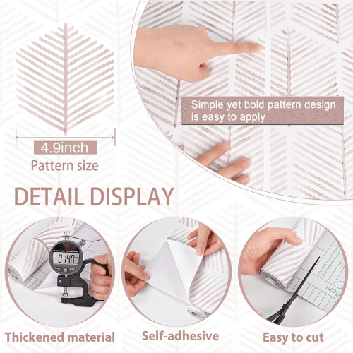 Modern Geometric Boho Peel and Stick Wallpaper