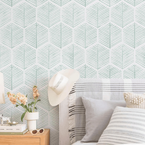Modern Geometric Boho Peel and Stick Wallpaper