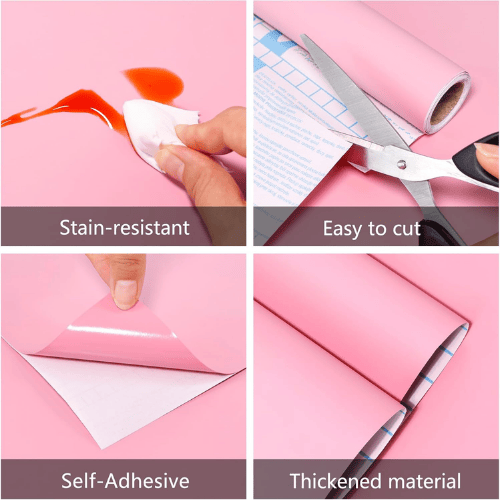 Modern Solid Color Peel and Stick Wallpaper